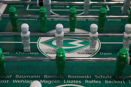 Produktbeispiel - individueller Fußball-Kicker